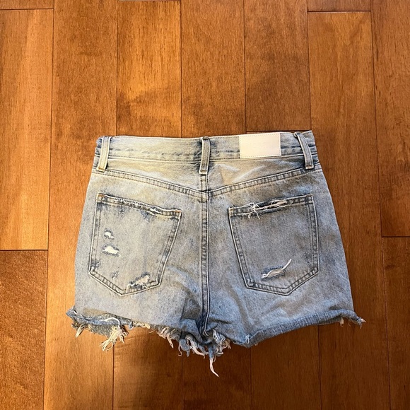 PISTOLA LIGHTWASH BLUE JEAN SHORTS - Picture 3 of 3